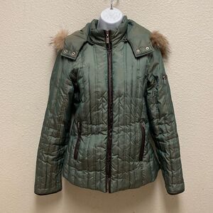 MICHAEL Michael Kors Faux Fur Hood Puffer Jacket Small